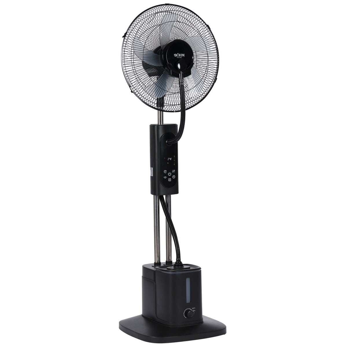 Ventilator cu Pulverizare Apa si Umidificare BÖHM BME-01A, 16 Inch, 70W, Telecomanda
