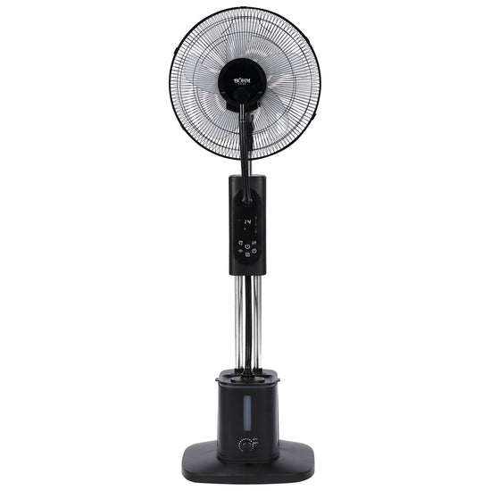 Ventilator cu Pulverizare Apa si Umidificare BÖHM BME-01A, 16 Inch, 70W, Telecomanda
