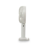 Ventilator portabil USB BOHM HOME BSF-F11, 4.5W, acumulator 1200mAh, 5 viteze, suport birou, alb