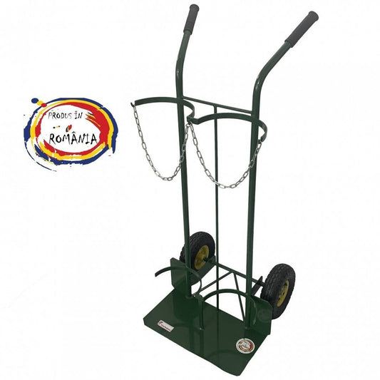 Cărucior pentru transport butelii Vivatechnix VMD-1015, capacitate max. 120 kg