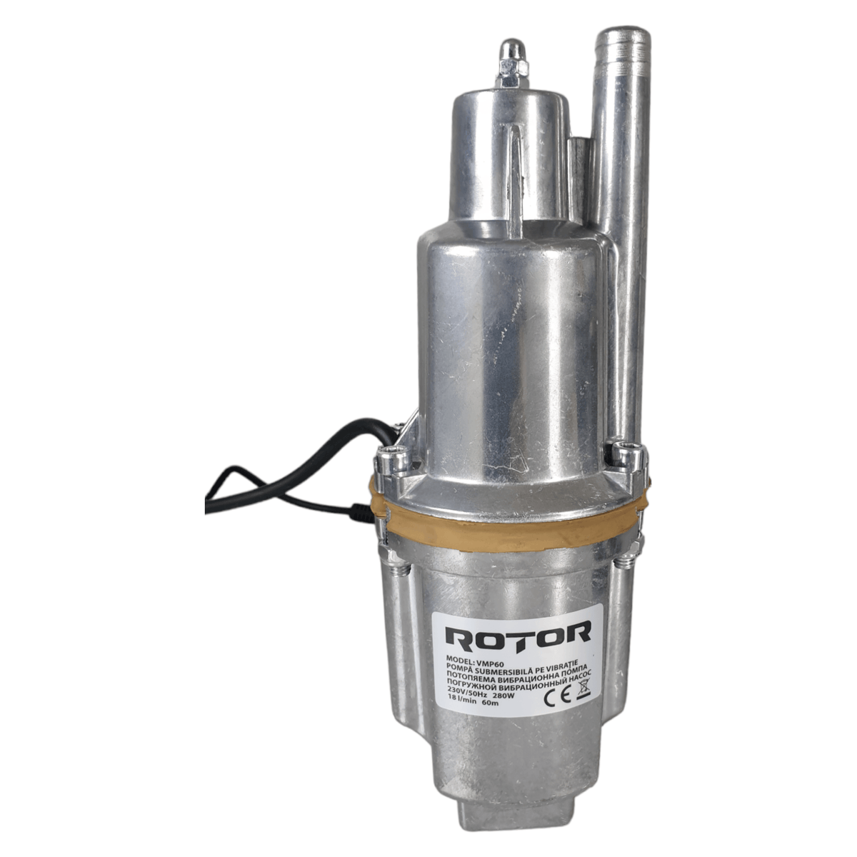 Pompa submersibila ROTOR VMP60, 280 kW, snec 15 cm, adancime 60 m, debit maxim 18 m3/h, racord 1/2 inch - ZEP.RO - Ți-e la îndemână!