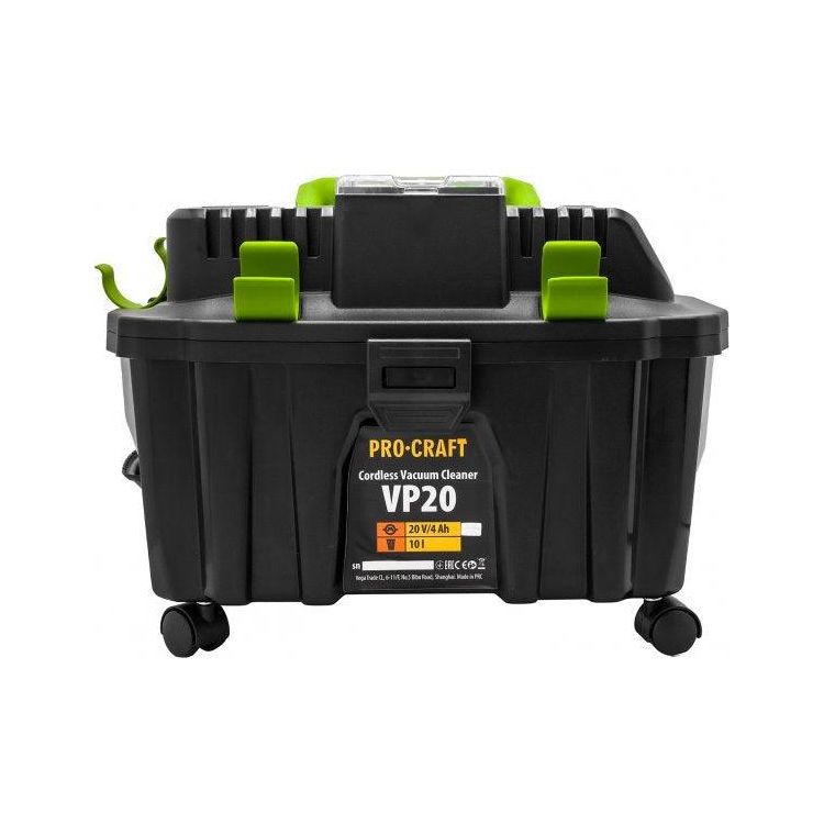 Aspirator industrial pe acumulator PROCRAFT VP20, 200 W, 4 kg - ZEP.RO - Ți-e la îndemână!