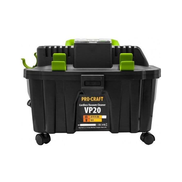 Aspirator industrial pe acumulator PROCRAFT VP20, 200 W, 4 kg - ZEP.RO - Ți-e la îndemână!
