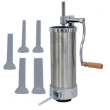 Masina de facut si umplut carnati inox Vannesa, 3 kg, cu 5 palnii incluse
