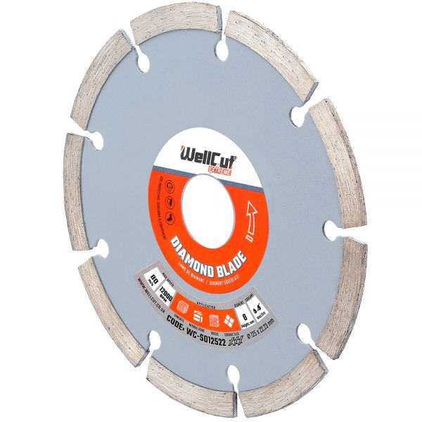 Disc dimantat WC-SD12522 WellCutt Diamond Blade 125x22mm, ef-9722