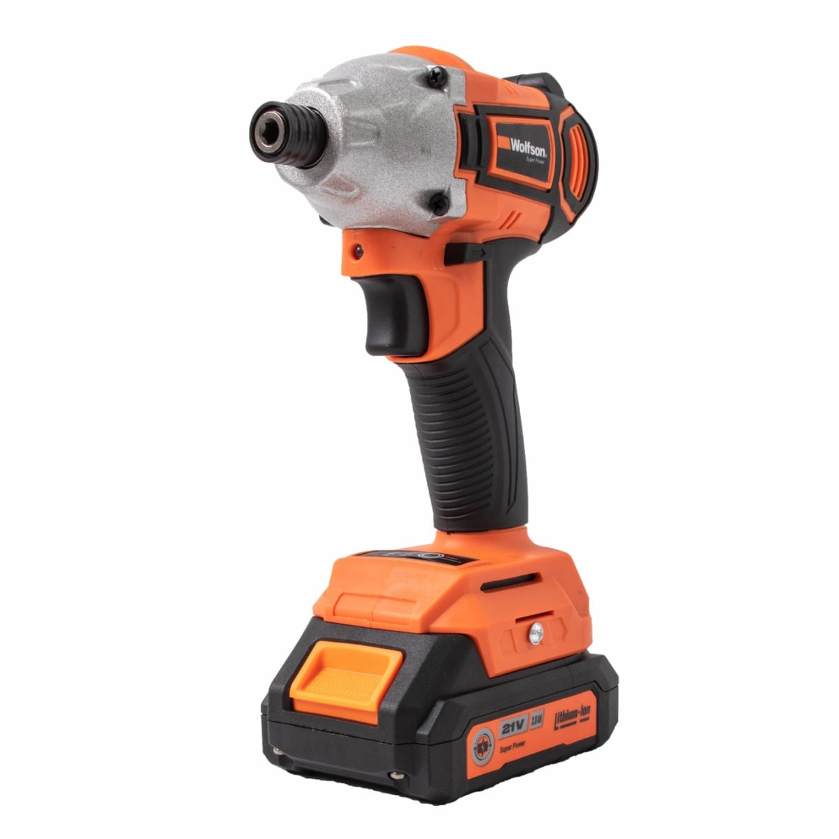 Masina de insurubat cu impact Wolfson 21V 2Ah, 2 acumulatori, Brushless, 180Nm, Hex 1/4