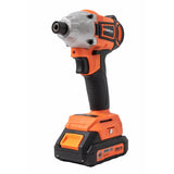 Masina de insurubat cu impact Wolfson 21V 2Ah, 2 acumulatori, Brushless, 180Nm, Hex 1/4