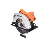 Fierastrau circular pentru lemn Wolfson 1380W, 185mm, 5300rpm, laser, unghi reglabil