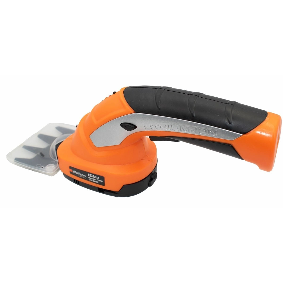 Masina de tuns iarba si gard viu Wolfson 7.2V 1.5Ah cu tija si baterie inclusa