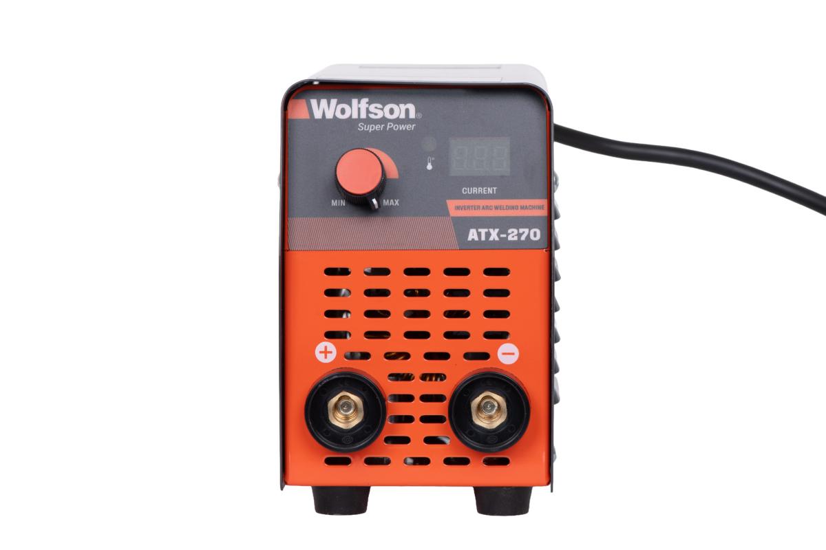 Aparat de sudura WOLFSON ATX-270 Inverter MMA 120A, IGBT, LCD, 60% ciclu