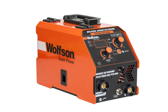 Aparat de sudura WOLFSON FTX-400, MIG flux fara gaz, MMA