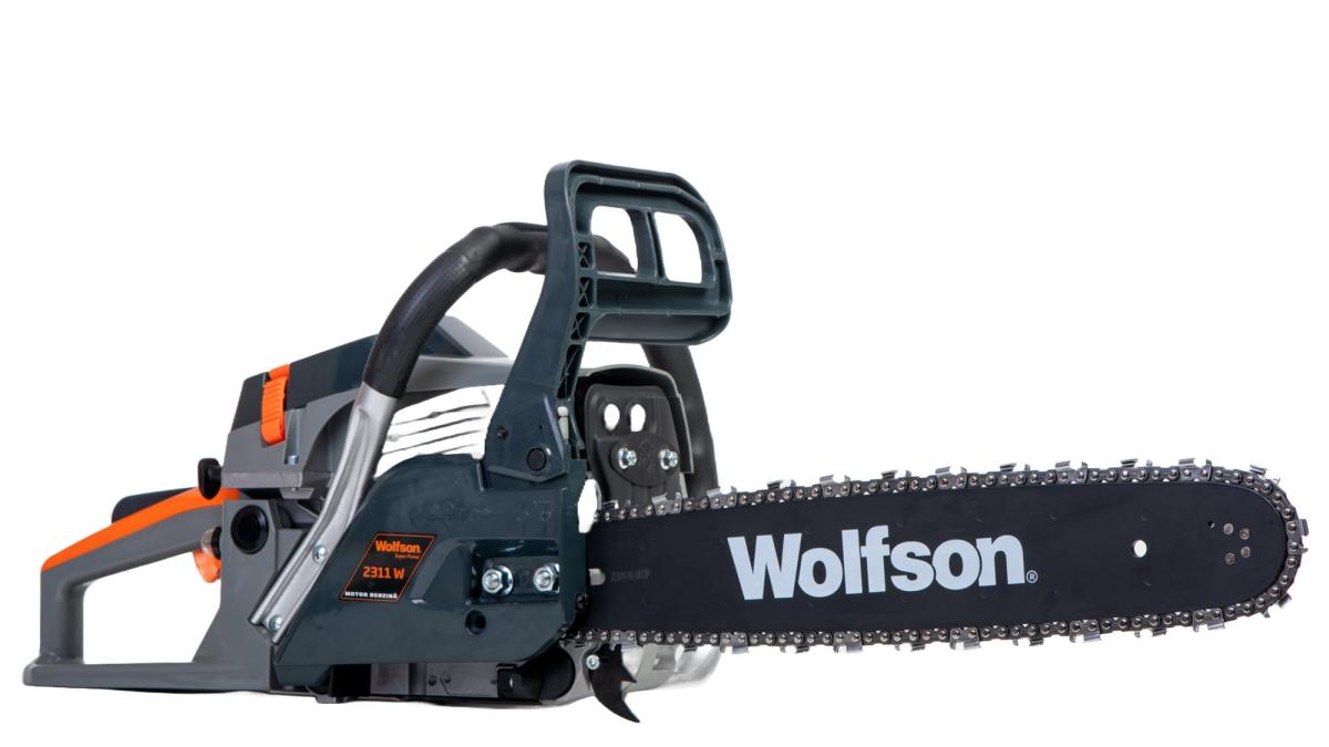 Drujba pe benzina WOLFSON STX-580, 52 cc, 2.6 CP, lama 40 cm, 2 lame + 2 lanturi – PROFESIONALA