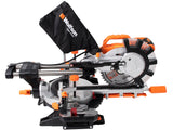 Fierastrau circular stationar Wolfson 2000W, 210mm, cu sanie de glisare, 4800rpm