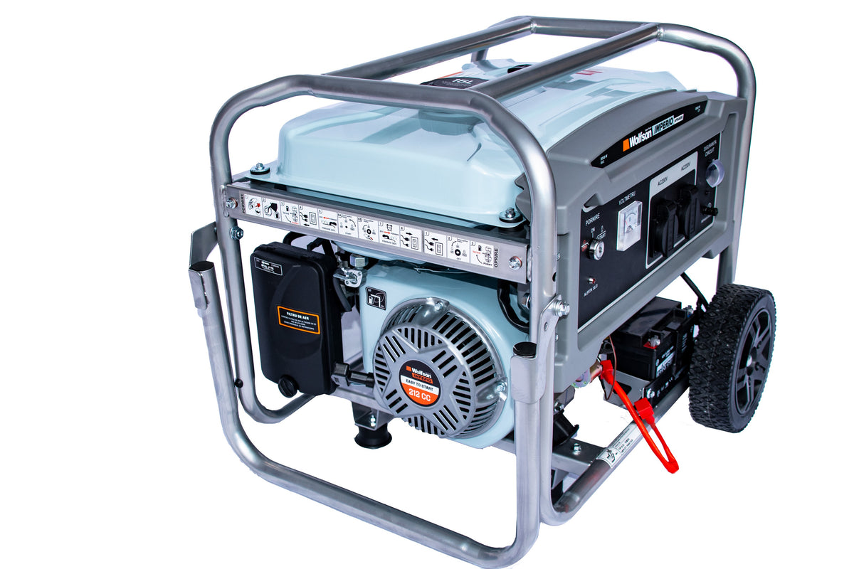 Generator de curent pe benzina Wolfson Imperio 3000, 3000W, monofazat, 7CP, 212cc