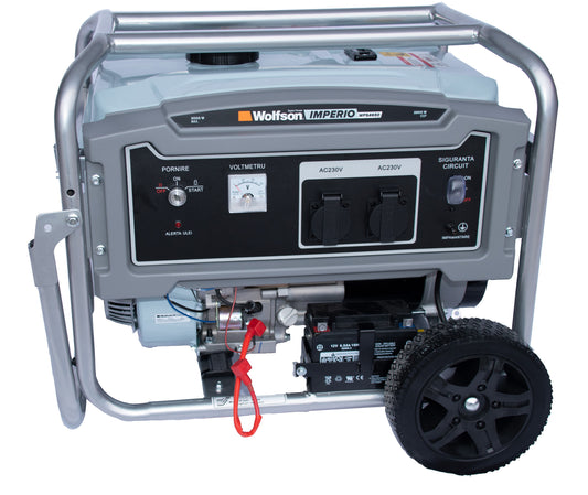 Generator de curent pe benzina PROFESIONAL Wolfson Imperio 3000, 3000W, monofazat, 7CP, 212cc