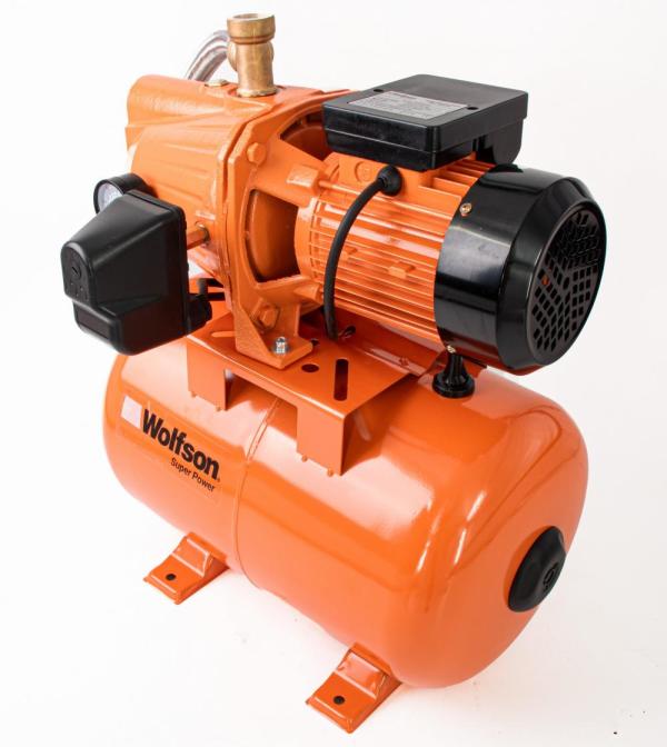 Hidrofor PROFESIONAL cu cap de fonta WOLFSON 800-3A, 800W, vas 24 L, 3200 l/h