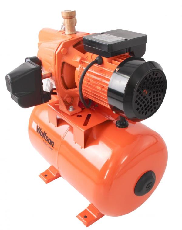 Hidrofor PROFESIONAL cu cap de fonta WOLFSON 800-3A, 800W, vas 24 L, 3200 l/h