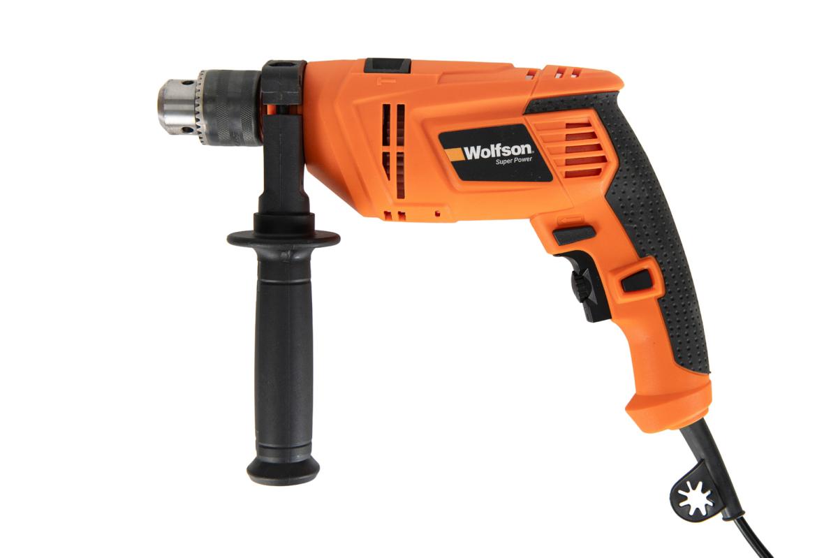 Masina de gaurit cu percutie Wolfson 850W, mandrina metalica 13mm, 3000rpm