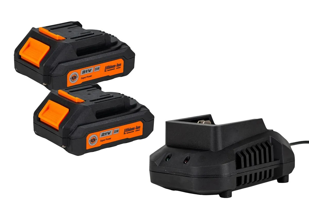 Masina de insurubat cu impact Wolfson 21V, 400Nm, 2 acumulatori 2Ah, Brushless