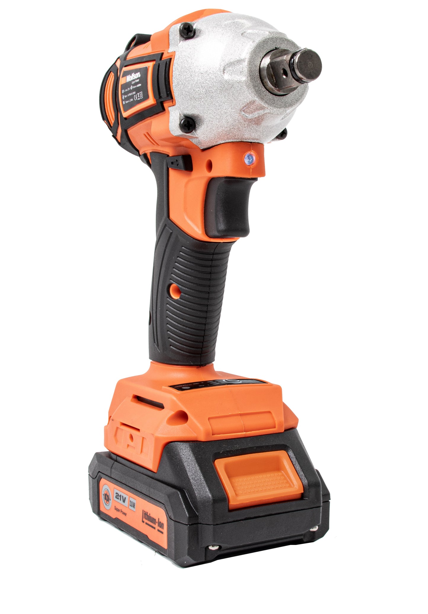 Masina de insurubat cu impact Wolfson 21V, 400Nm, 2 acumulatori 2Ah, Brushless