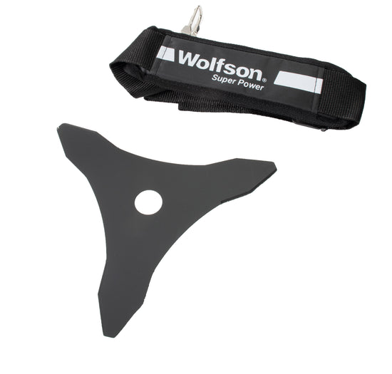 Motocoasa profesionala de umar Wolfson 1.1 CP, 4 timpi, 31cc, tija 28 mm