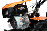 Motocultor benzina Wolfson Imperio 15CP, latime lucru 70–140cm, 40 cutite, roti transport 6.50x12, priza putere, far
