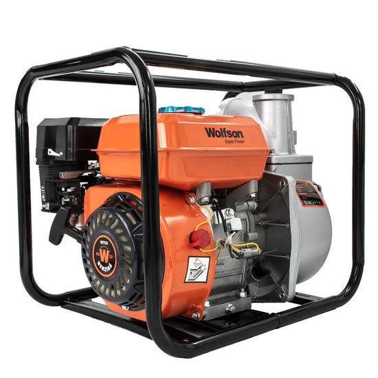Motopompa PROFESIONALA pentru apa curata WOLFSON WT-30, 3 toli, 6.5 CP, 60000 l/h