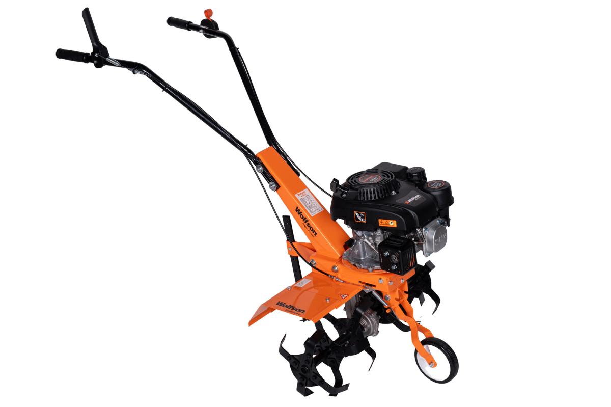 Motosapa pe benzina Wolfson Imperio, 4CP, latime lucru 60 cm, cu roata de transport