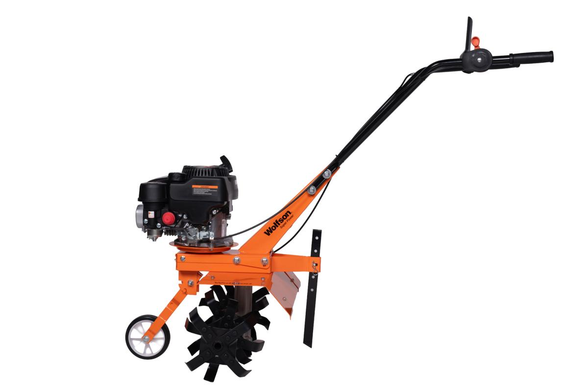 Motosapa pe benzina Wolfson Imperio, 4CP, latime lucru 60 cm, cu roata de transport