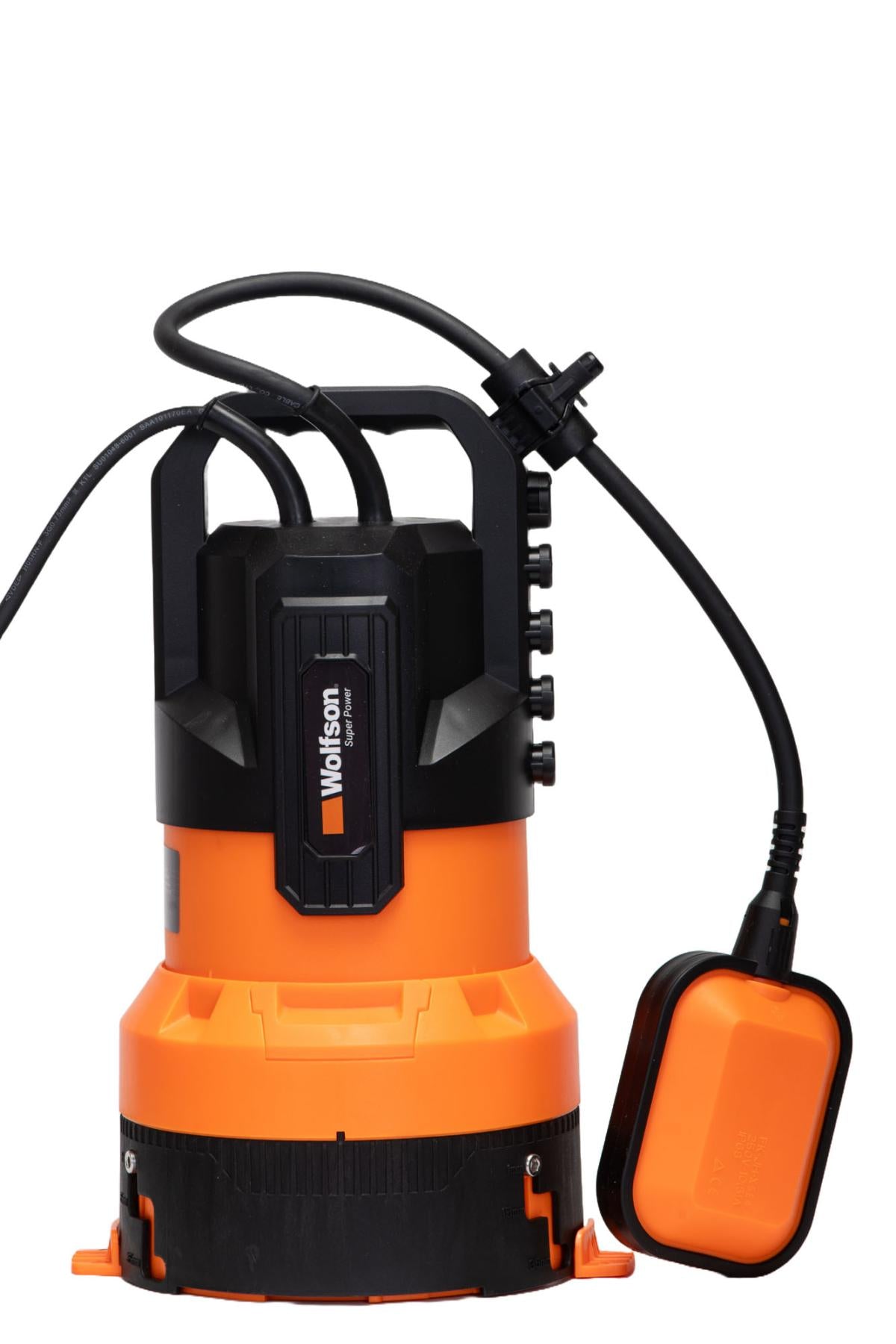Pompa submersibila PROFESIONALA pentru apa murdara din plastic WOLFSON 3 in 1, 450W, 12000 l/h