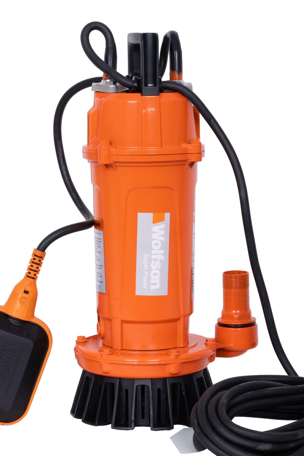 Pompa submersibila PROFESIONALA pentru apa curata cu plutitor WOLFSON QDX-16-F, 370W, 3000 l/h