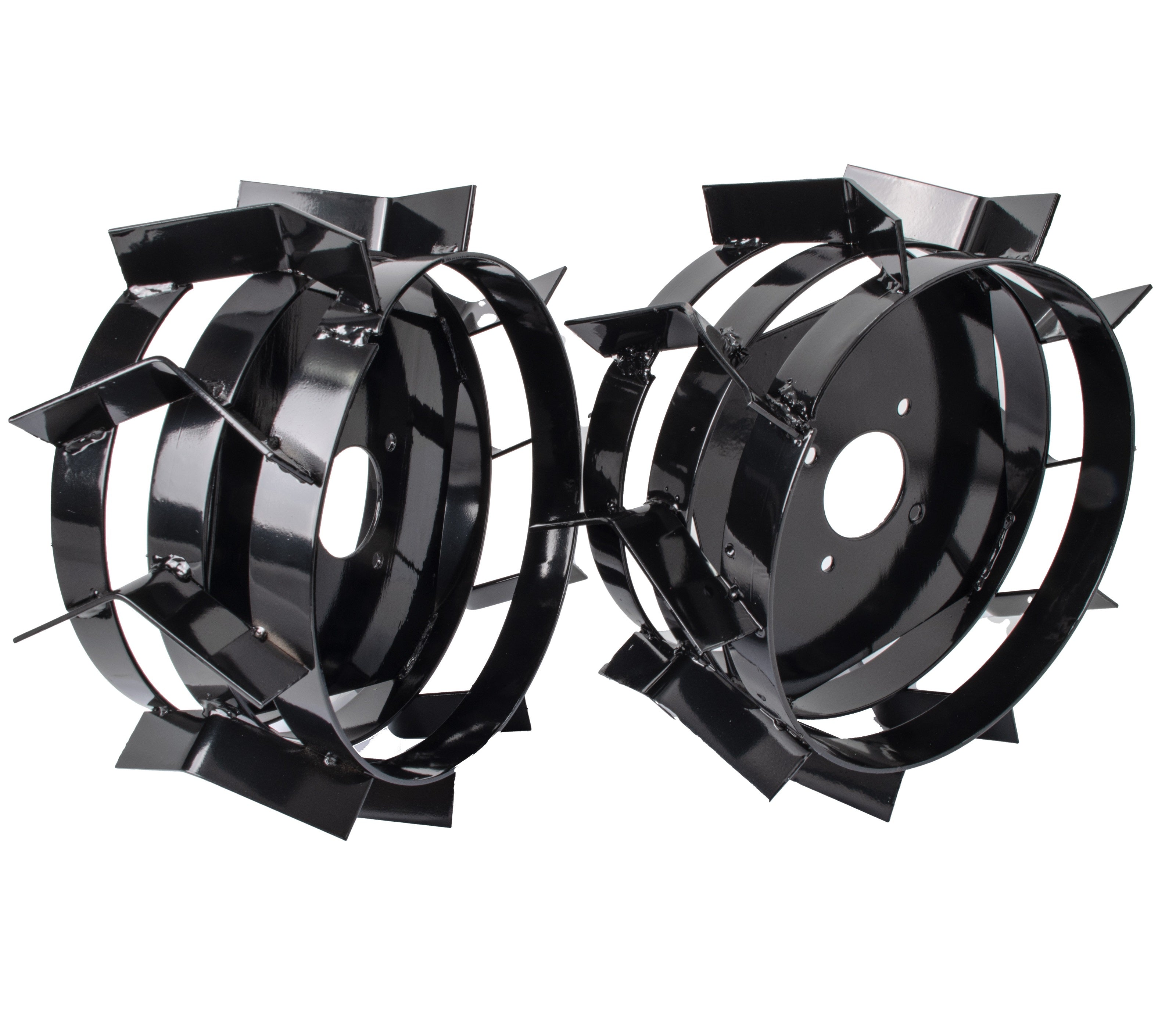 Roti metalice motocultor WOLFSON 4.00x8 pentru tractiune si stabilitate, set accesorii agricole