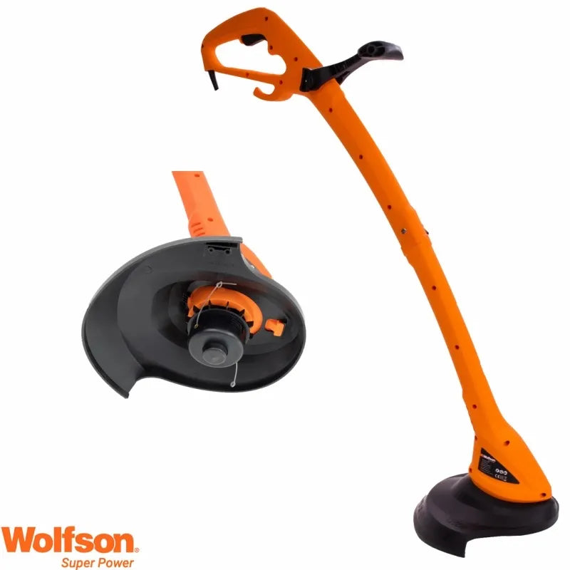 Trimmer electric gazon Wolfson 350W, 10000 rpm, latime taiere 250 mm