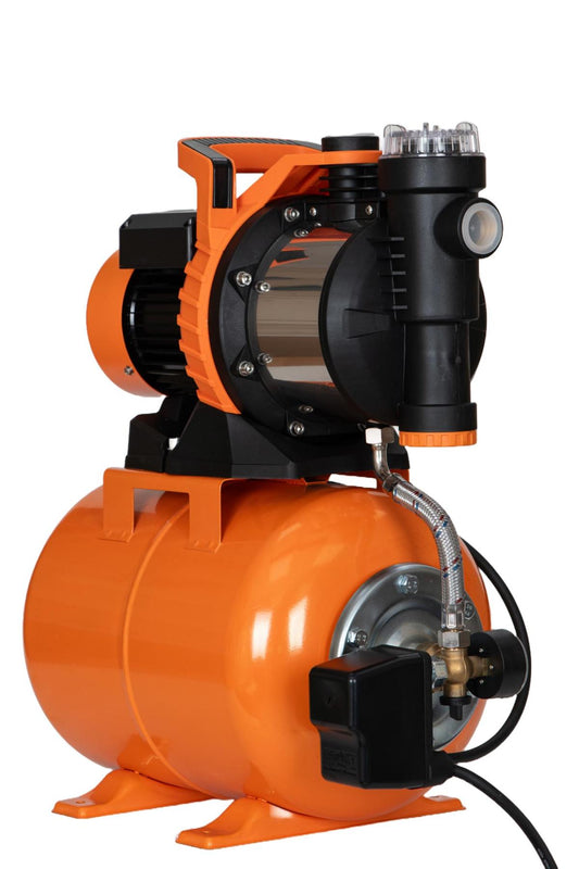 Hidrofor PROFESIONAL cu cap din inox WOLFSON, 900W, vas 24 L, 3600 l/h