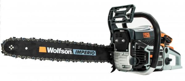 Drujba pe benzina WOLFSON IMPERIO 6000, 3.2 CP, 52 cc, lama 45 cm (18”) – PROFESIONALA