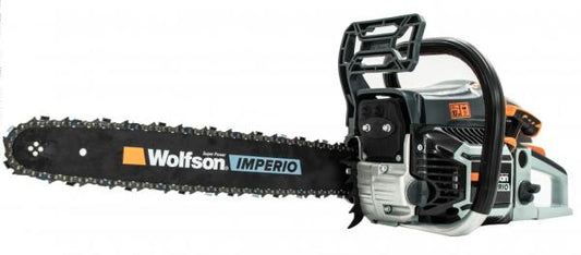 Drujba pe benzina WOLFSON IMPERIO 6000, 3.2 CP, 52 cc, lama 45 cm (18”) – PROFESIONALA