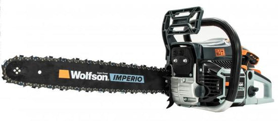 Drujba pe benzina WOLFSON IMPERIO 6000, 3.2 CP, 52 cc, lama 45 cm (18”) – PROFESIONALA