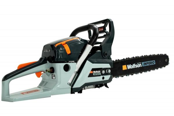 Drujba pe benzina WOLFSON IMPERIO 6000, 3.2 CP, 52 cc, lama 45 cm (18”) – PROFESIONALA