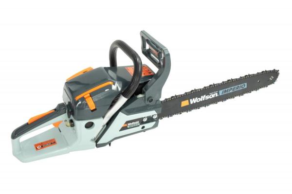 Drujba pe benzina WOLFSON IMPERIO 6000, 3.2 CP, 52 cc, lama 45 cm (18”) – PROFESIONALA