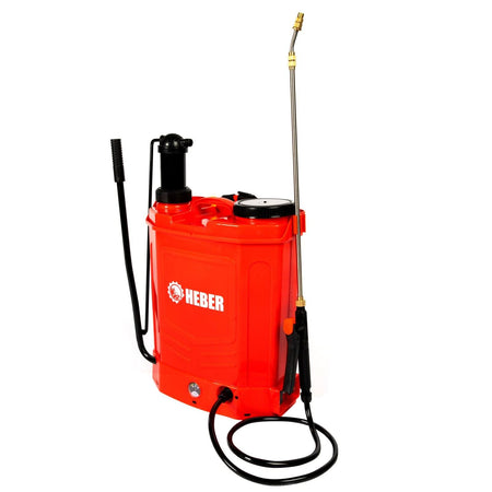 Pompa de stropit electrica + manuala 16 L (2in1), Heber acumulator, 6 BAR, regulator, 3 duze - ZEP.RO - Ți-e la îndemână!