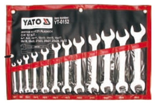 Set 12 chei fixe duble YATO YT-0152, 6-32 mm