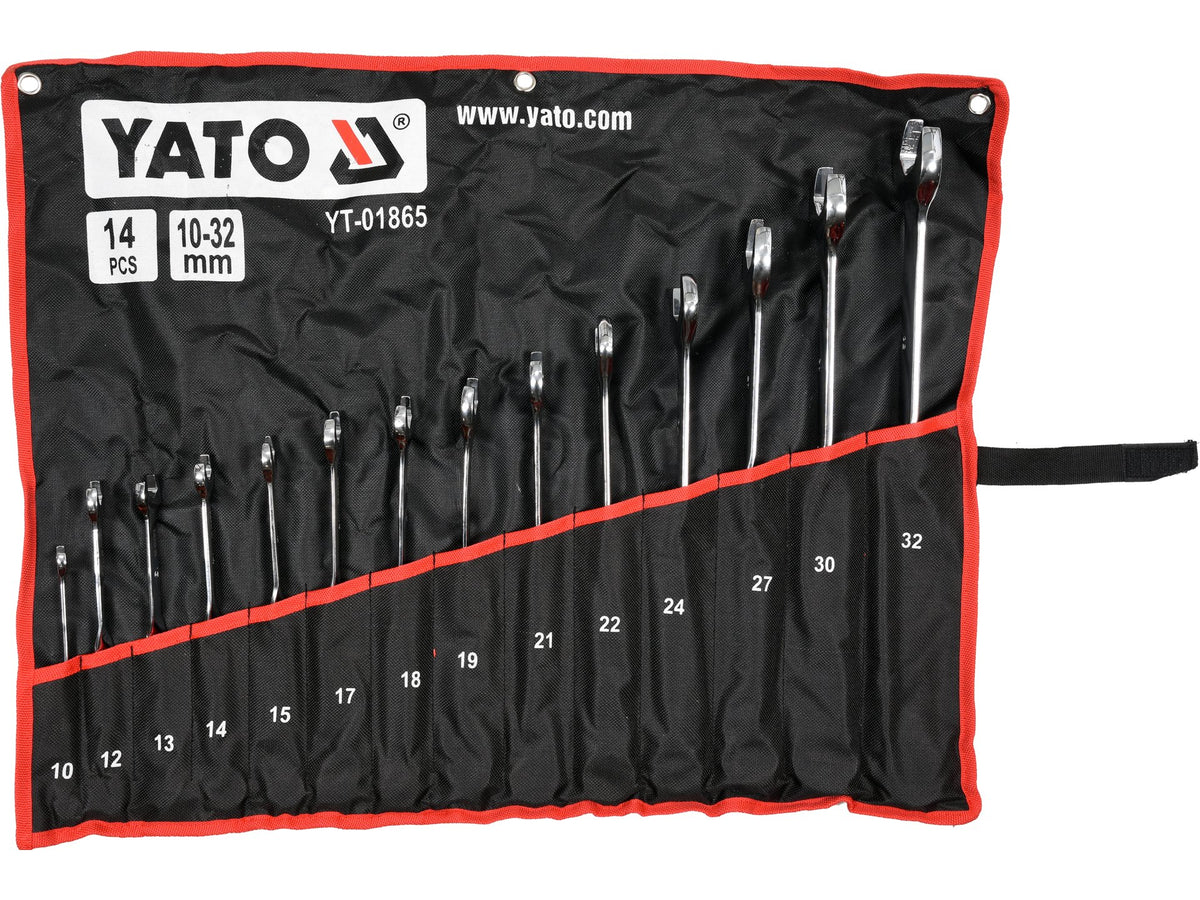 SET CHEI COMBINATE RĂSUCITE, 10-32MM, 14 BUC