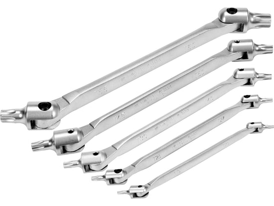 SET CHEI TORX CU ARTICULAȚIE, 5 BUC
