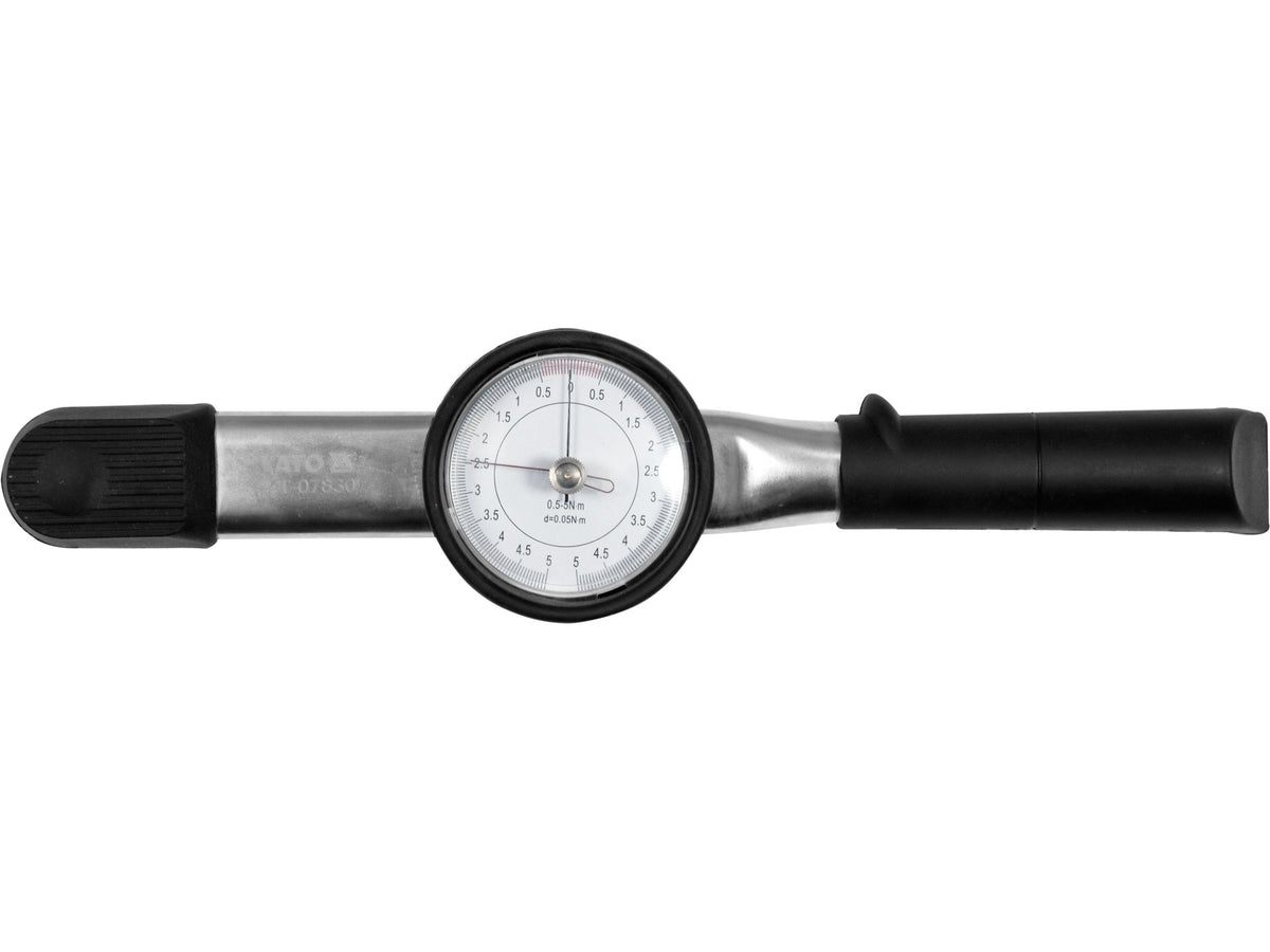 CHEIE DINAMOMETRICĂ CU CEAS, 1/4'', 0-5NM