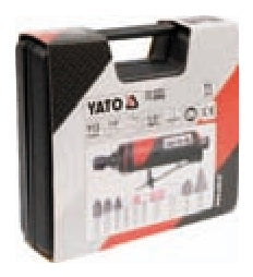Set polizor pneumatic drept YATO YT-0964, 6 mm, 11 piese