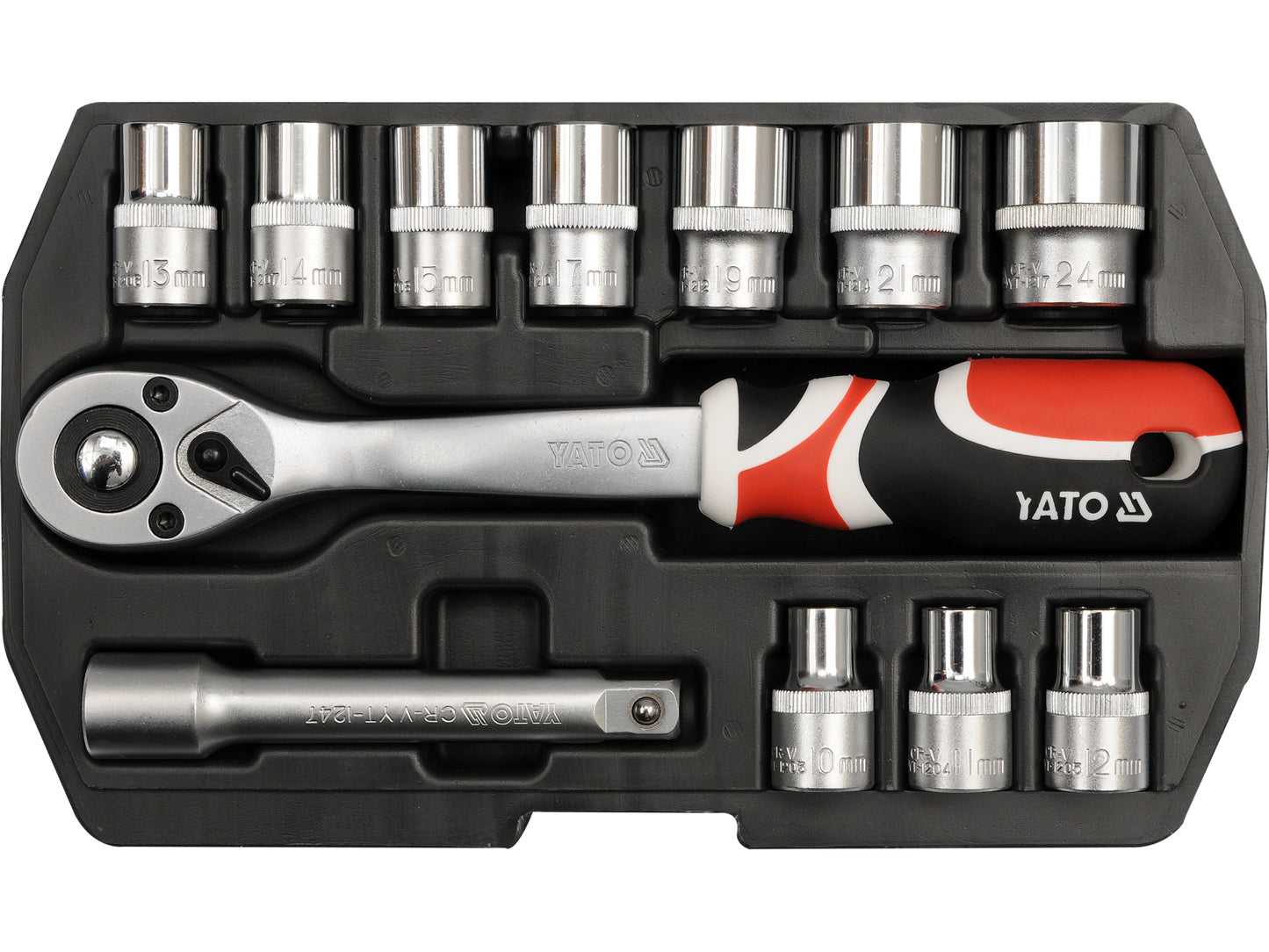 TRUSA CHEI TUBULARE+ANTRENOR ,1/2'', 12 PIESE