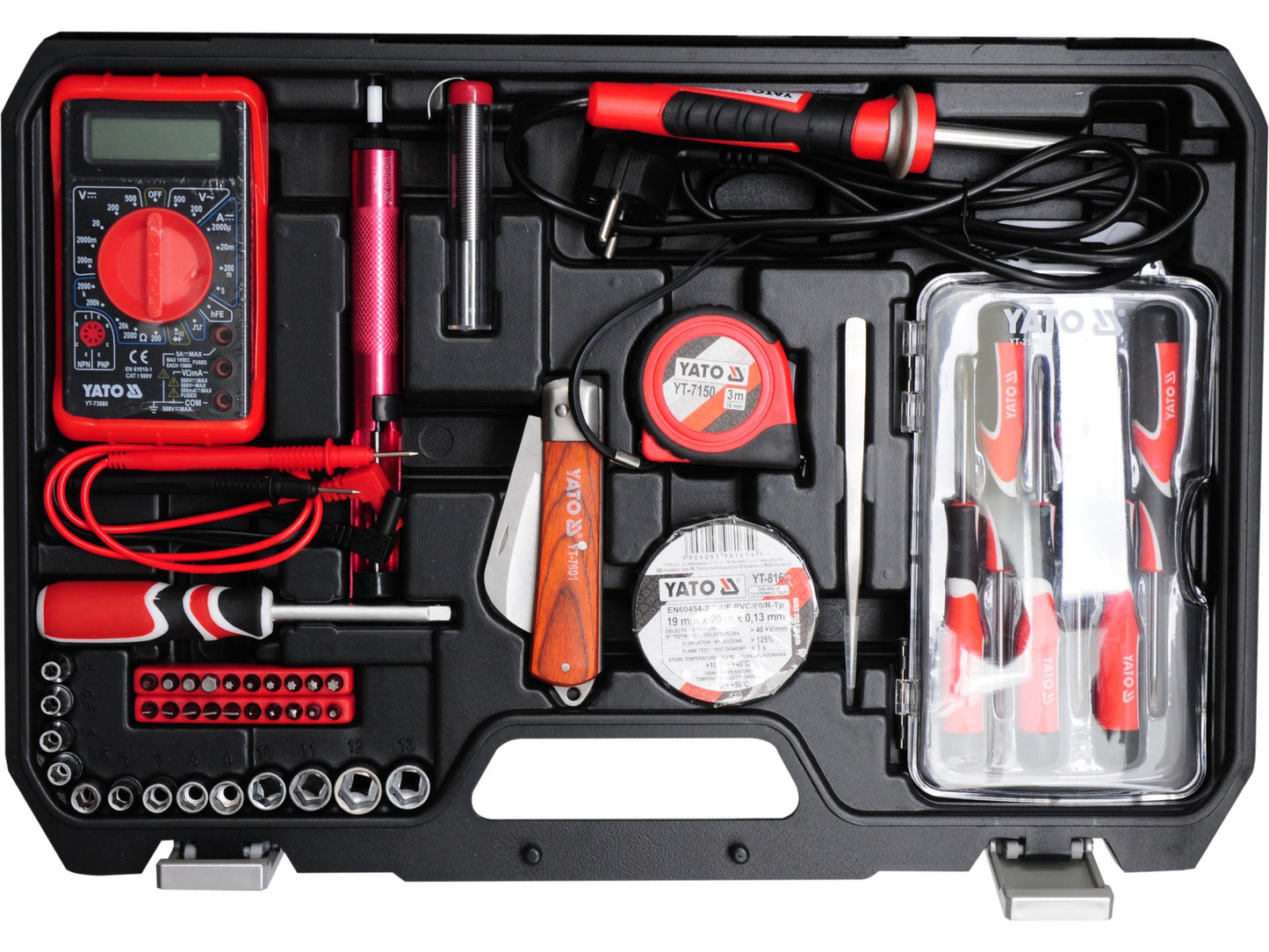 TRUSĂ SCULE ELECTRICIENI, 68 PIESE