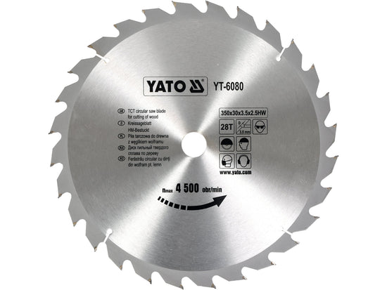 PANZA FIERASTRAU CIRCULAR PENTRU LEMN 350X28X30MM