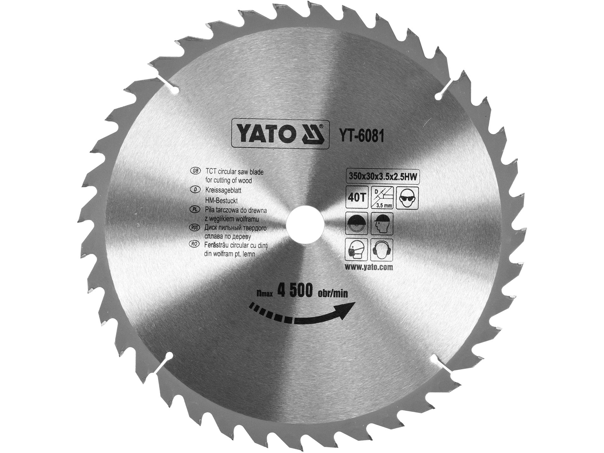 PANZA FIERASTRAU CIRCULAR PENTRU LEMN 350X40X30MM