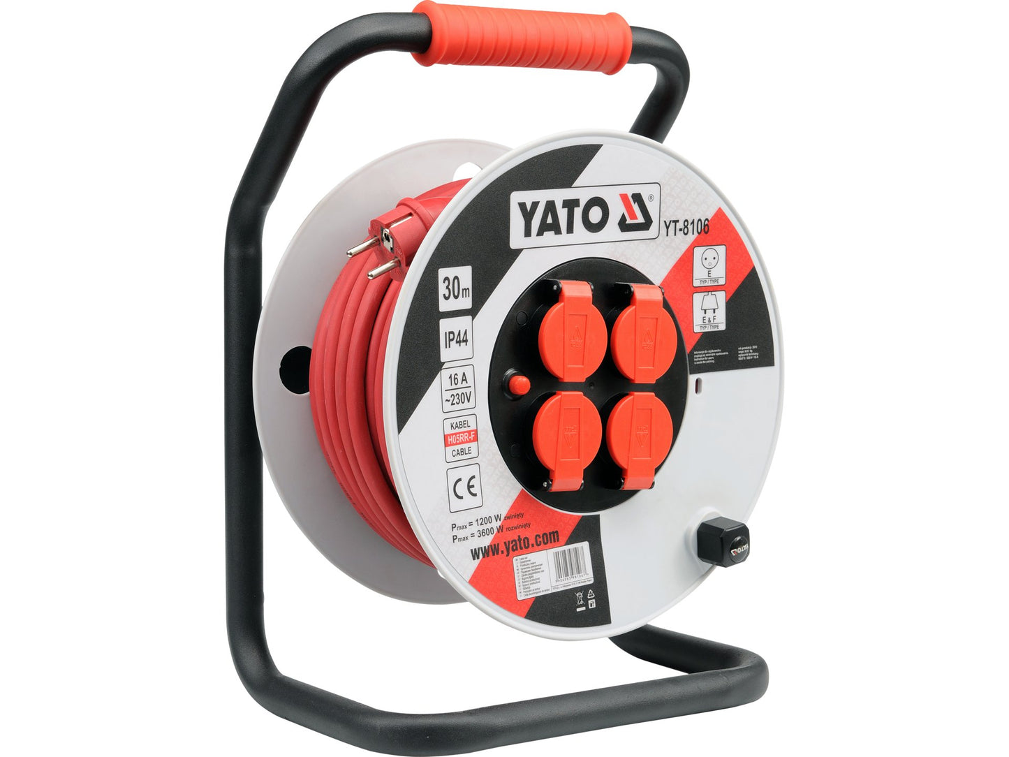 PRELUNGITOR 30M PE TAMBUR ,16A